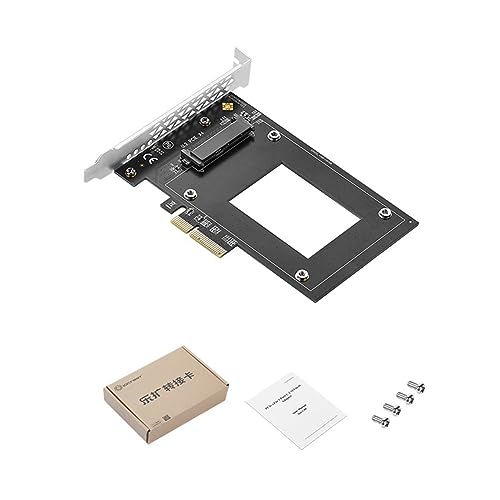 Bloepum PCIE4.0 to U.2 True Speed 7000MB Expansion Card Expansion Card U2 Adapter Card Nvme Ssd Wire-Free Network Card IO-PCE8639-U2