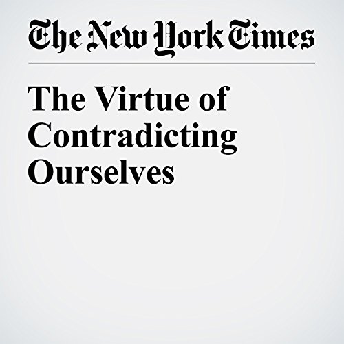 The Virtue of Contradicting Ourselves cover art