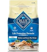 Blue Buffalo Life Protection Formula Adult Dry Dog Food, Helps Build and Maintain Strong Muscles,...
