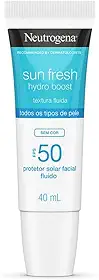 Protetor Solar Facial Neutrogena Sun Fresh Hydro Boost Sem Cor FPS 50 40mL