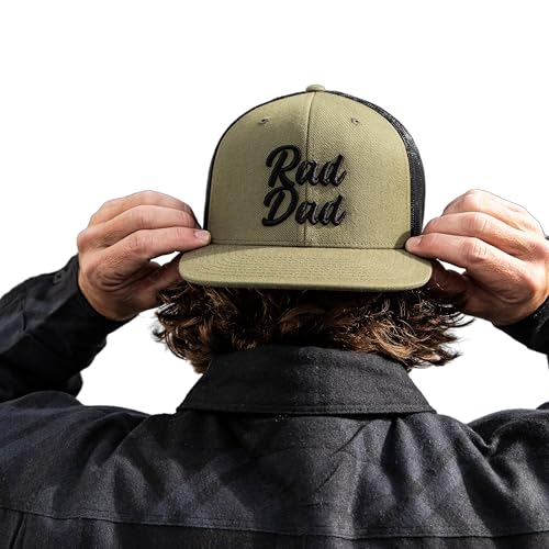 Image of DadBod Apparel DB - Rad Dad Snapback Hat - Baseball Cap for Fathers - Trucker Hat