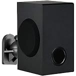 Aokicase Compatible with Logitech Z906 Mount Holder Wall Mount Logitech Z906 Stand Bracket Accessories, Speaker Wall Mounts, Bookshelf Speaker Wall Mounts (Logitech Z906, Black) 2 Pieces