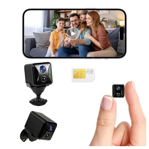 Cordless 4G Hidden Security Camera with Night Vision
