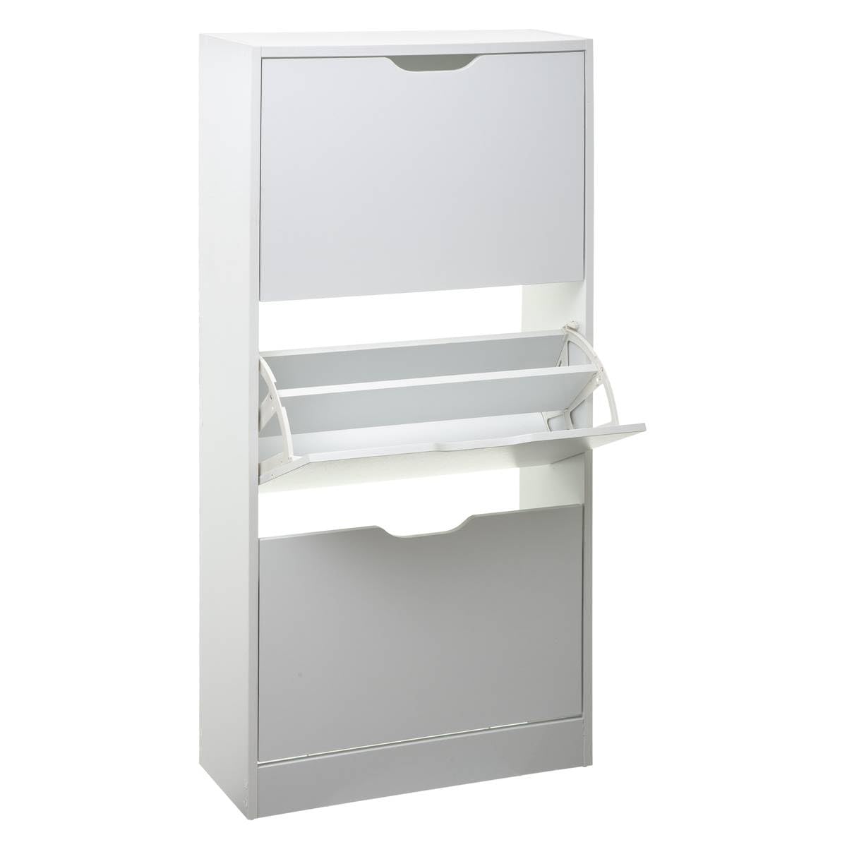 5five - meuble range-chaussures 3 tiroirs blanc