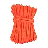HonuNautic Schwimmleine für Rettungsringe | 30m Länge | Orange | 8mm Durchmesser | schwimmfähig schwimmend Leine Seil Tau