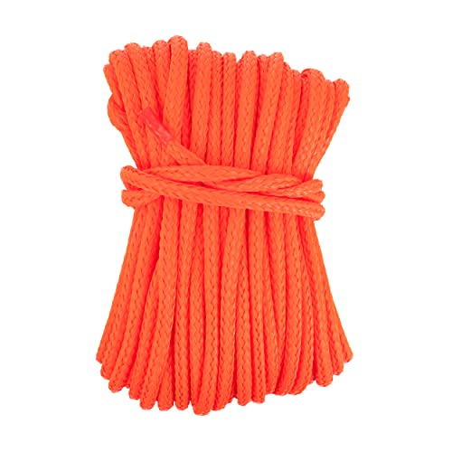 HonuNautic Schwimmleine für Rettungsringe | 30m Länge | Orange | 8mm Durchmesser | schwimmfähig schwimmend Leine Seil Tau