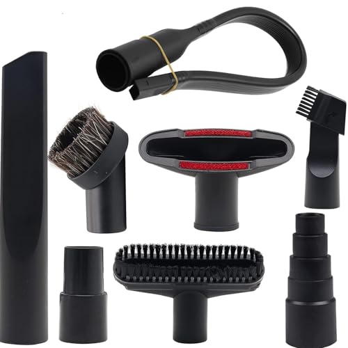 Staubsauger Aufsätze Staubsaugerdüse Staubsauger Aufsatz für Sauger mit 32mm und 35mm Durchmesser Staubsaugeradapter 62cmSchlauchadapter Werkstattstaubsauger Universal Vakuum Aufsätze Reinigungs-Set