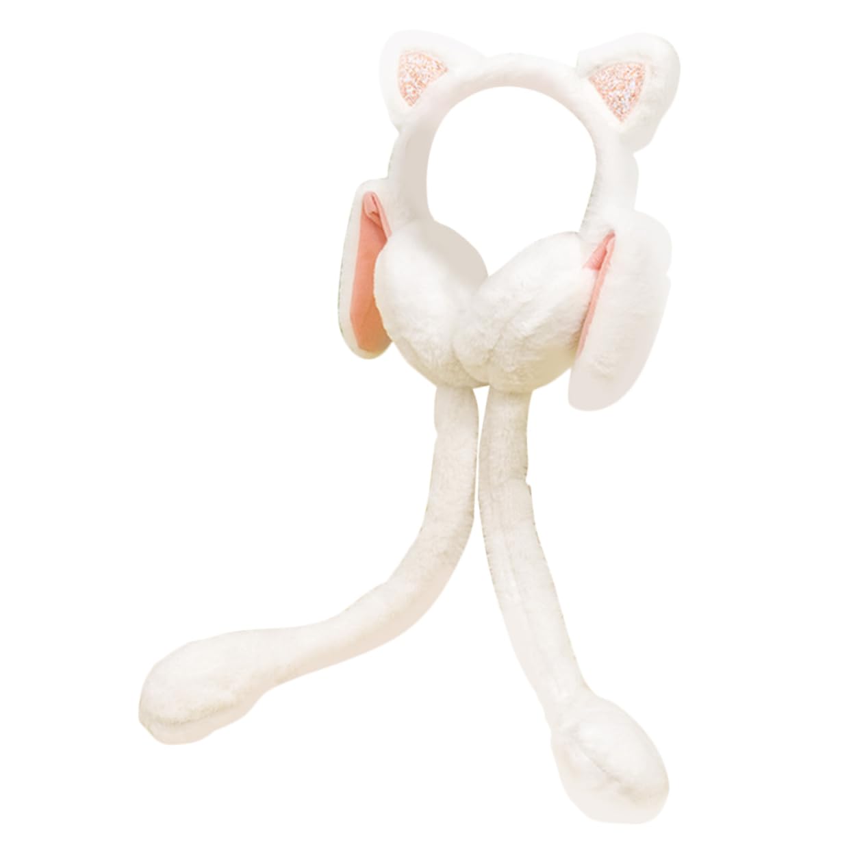 Homoyoyo Cute Bunny Ear Warmer Earmuffs for Women and Furry Winter Ear Covers for Cold Weather Earmuffs for Cozy Outdoor Use