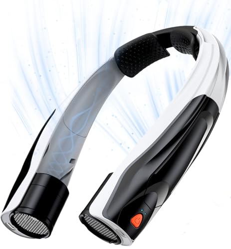 Portable Neck Fan Rechargeable: Free Hands Extra-long Battery Lif...