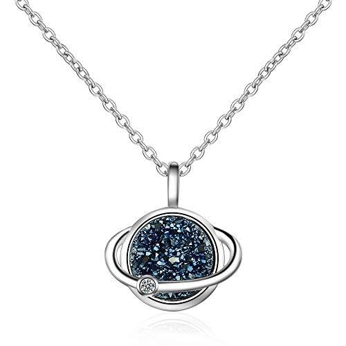 Ras du cou planète kyanite en cristal stellaire haute finition