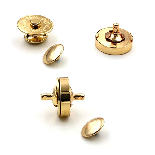 Sbest 20 Sets 18MM Coppery Strong Magnetic Button Clasps,Round Magnetic