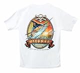 Calcutta Performance Short Sleeve T-Shirt with Old School Marlin Logo
