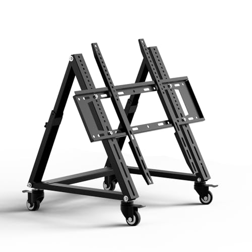 Duiliuu Low Height Mobile TV Stand, Low TV Stand with...