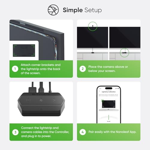 Nanoleaf 4D TV LED Backlight with Camera (65–85") — view 9