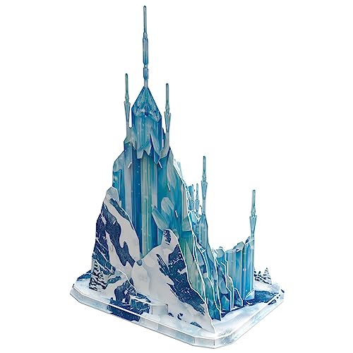 Maqueta de Frozen Disney 4D Build, puzzle interactivo de 73 piezas para montar en familia 3