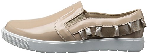Elephantito Girl's Ruffled Slip-On Sneaker, Patent Blush, 11 M Us Little Kid #TOP7