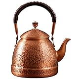Poignée conviviale: la poignée de cette bouilloire est enveloppée de corde de coton, ce qui le rend anti-hot et anti-glissement..Sa théière décorative et son élégance rétro assurent une utilisation sûre et confortable..Versez votre thé avec facilité et confiance, sachant que vous êtes protégé des brûlures.