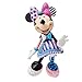 Enesco Disney Britto Minnie Mouse Posing in Dress Figurine, 8.875 Inch, Multicolor