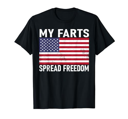 Meine Fürze verbreiten Freiheit, Südstaaten, USA, Redneck, Country-Humor T-Shirt