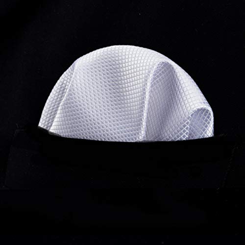 Image of Barry.Wang Plain Men Silk Ties Extra Long Satin Necktie for Wedding Business Handkerchief Cufflinks Set Solid Colors