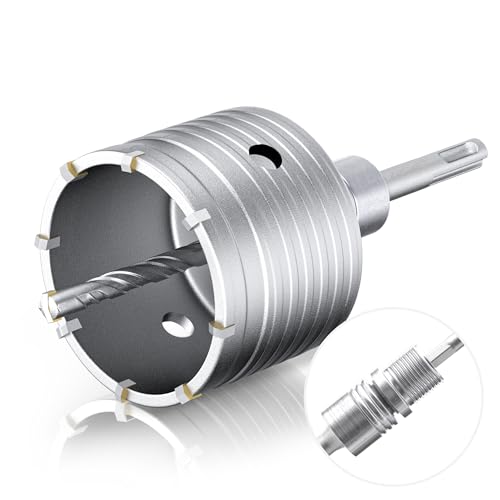 KAFUWELL Scie Cloche Beton 68 mm SDS Plus avec Connexion Rapide 110mm, Couronne de Forage...