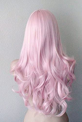 Image of Moira Synthetic Straight Artificial Hair Wig Costume Dressing Cosplay(Baby Pink)