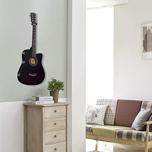 Donux Guitar Wall Mount,Ukulele Hanger Hook Holder Stand Guitar Hangers Hooks for Acoustic Electric Bass Guitars and Ukulele (2 Set) - View 8