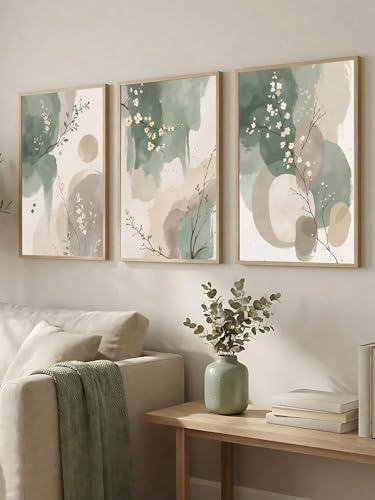 Aquarelles abstraites de feuilles pour insuffler la sérénité
