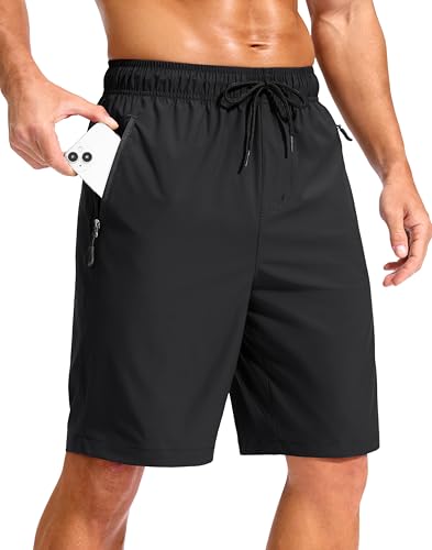 G Gradual Men's Swim Trunks 9' Quick Dry Swimming Board Shorts with Zipper Pockets Swimwear Bathing...