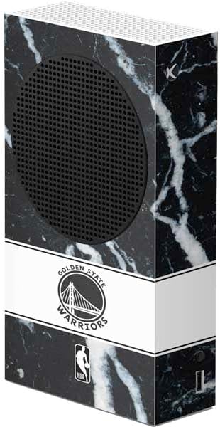 Skinit Decal Gaming Skin Compatible with Xbox Series S Console - Officially Licensed NBA Golden State Warriors Black Animal Print Design