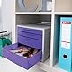 Esselte Schubladenset, 4-teiliger Schreibtisch-Organisator, Ablagefächer für Unterlagen und Schreibwaren, für Zuhause/Büro, zur Schreibtischorganisation, Colour’Breeze Serie, mehrere Farben, 626286