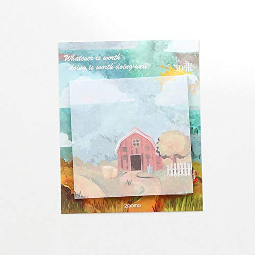1 PZ Creativo Pittura a Olio Oceano Memo Pad Carta...