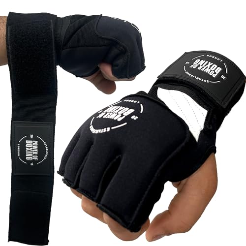 Gants de boxe en gel contre les douleurs aux mains grâce aux bandes de serrage de 95 cm