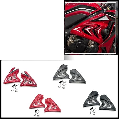 Carénage latéral de réservoir pour CBR650R 2019-2023 - Panneau protection de selle noir