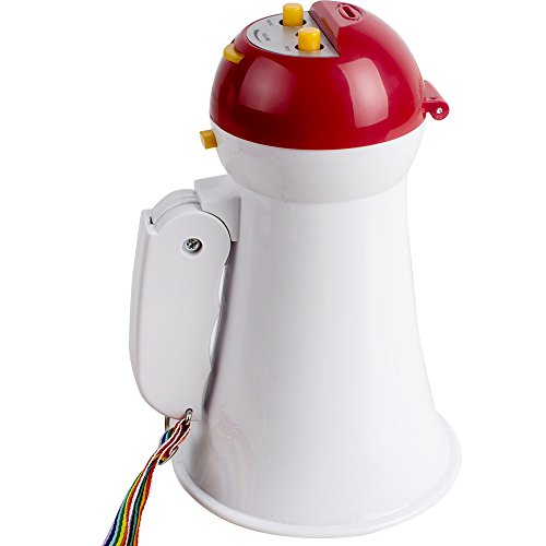 Denshine Mini Bullhorn Megaphone Speaker Foldable Portable Handheld Megaphone Loud Speaker Bullhorn Voice Amplifer - Thumbnail 6