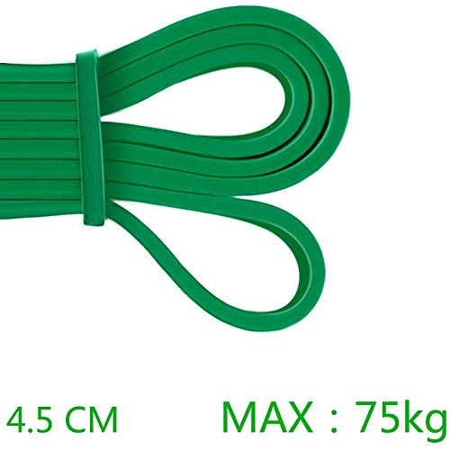 NO LOGO Resistance Band Exercise Elastic Band Workout Ruber Loop Crossfit Strength Pilates Fitness Equipment Training Expander Unisex (Color : Green)