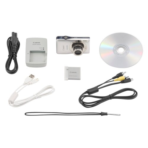 Canon IXUS 105 - Cámara Digital Compacta 12.1 MP - Plata - imagen 2