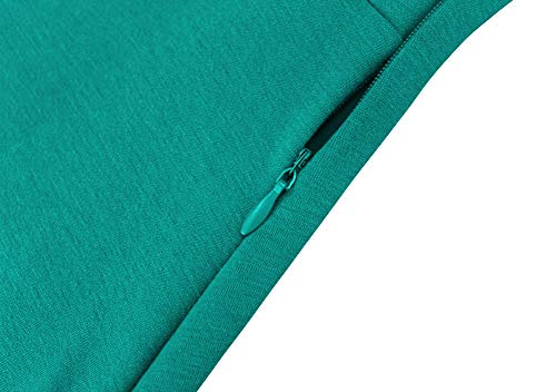 image for Berydress Women's Classic 3/4 Sleeve V Neck Sheath Casual Party Work F