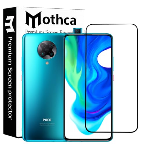 Image of Mothca Military-Grade Tempered Glass Screen Protector Compatible for Poco F2 Pro with Edge to Edge Coverage - Case Friendly, Anti-Scratch & Bubble-Free Installation Kit