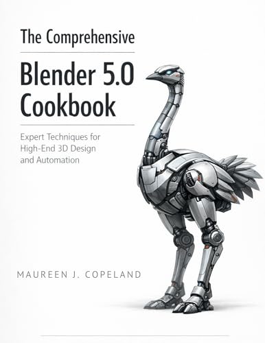 The Comprehensive Blender 5.0 Cookbook : Expert Techniques for High-End 3D Design and Automation