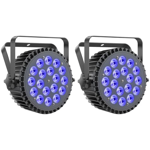 Lumiere de Scene DMX avec stroboscope et activation sonore 18 LED