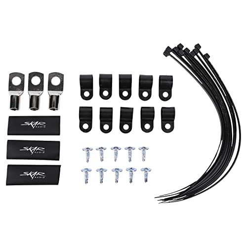 Image of Skar Audio 4 Gauge OFC Big 3 Complete Upgrade Electrical Wiring Kit, SKBIG3-0GA