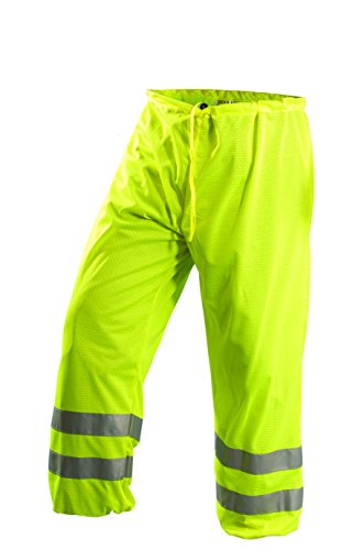 OccuNomix mens Class / Mesh Single Tone safety pants, Yellow, Small-Medium US