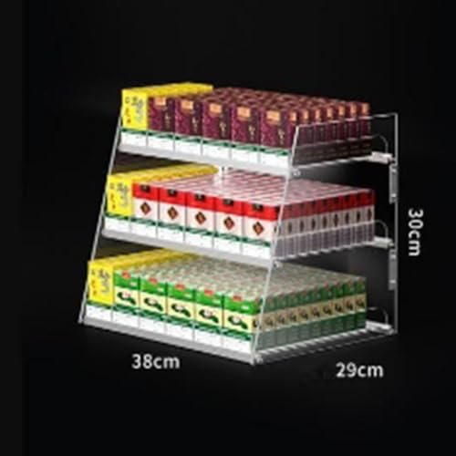 Présentoir à cigarettes acrylique pour ranger et ordonner le comptoir