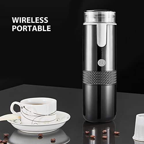 Cafetera Portátil Manual para Cápsulas y Café Molido, Ligera para Camping miniatura 5