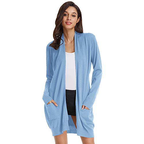 GRACE KARIN Donna Cappotto Lungo Magione Larga