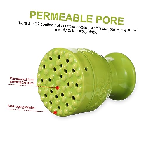 Outanaya Set de 1 Olla de Cerámica para Moxibustión con Diseño Ergonómico para Uso Cómodo miniatura 6