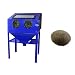 T-Mech Sandblasting Cabinet Sand Blasting Portable Work Station Heavy Duty Abrasive Bead Grit Sandblaster 220L with Aluminium Oxide Blasting 60 Mesh Brown Media (Medium) Bundle