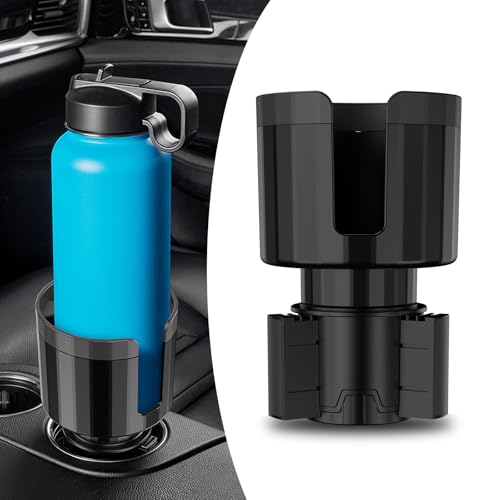 Portavasos universal para carro negro ajustable rotativo