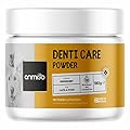 Animigo Dental Care Plaque Off Teeth Cleaning Powder for Cats and Dogs (180g) - Cat & Dog Tartar Remover for Teeth - Peppermint Flavour Dog Breath Freshener - No Dog Toothbrush, Dog Toothpaste Needed